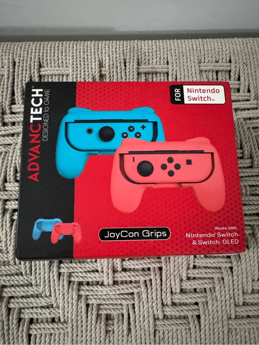 JoyCon Grips for Nintendo Switch Unopened Box - Turquoise & Coral